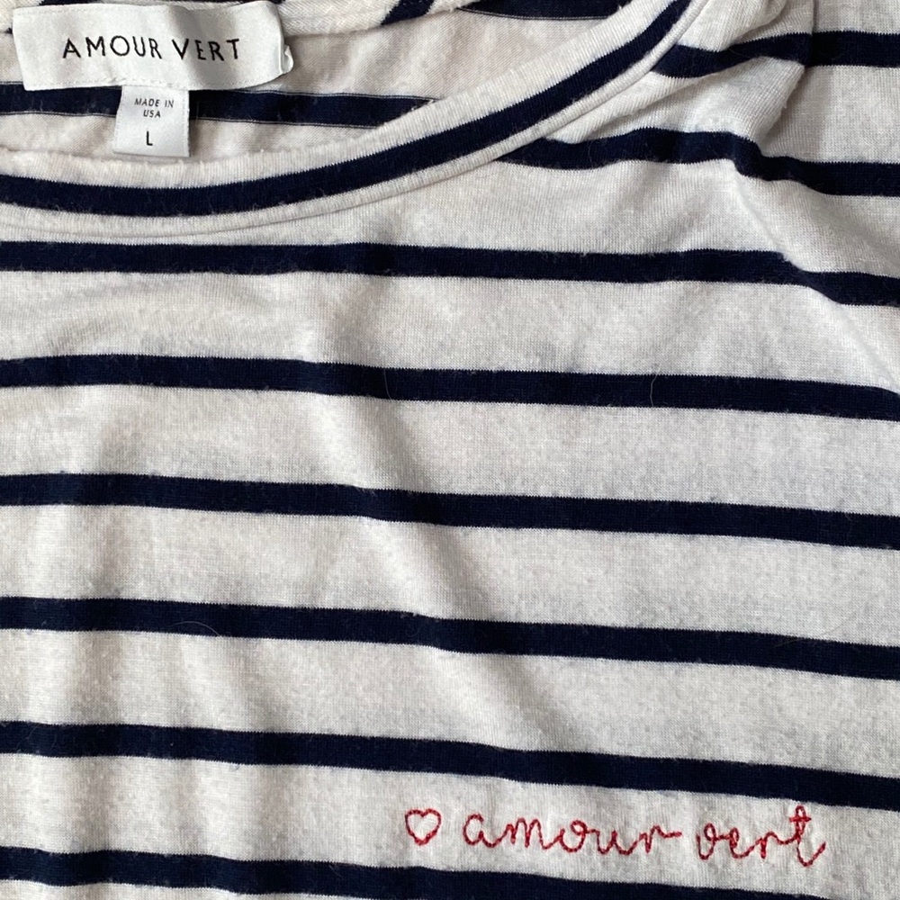Amour Vert Embroidered Tee